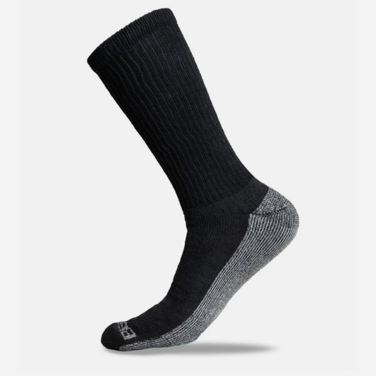 Berne Everyday Work Crew Socks 3-Pack - Black
