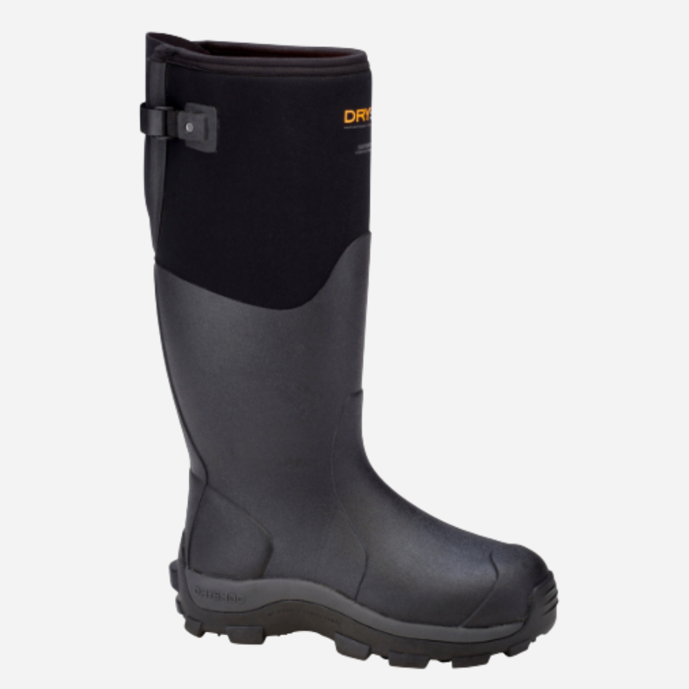 Dryshod Men's Haymaker Gusset Waterproof Rubber Boots - Black