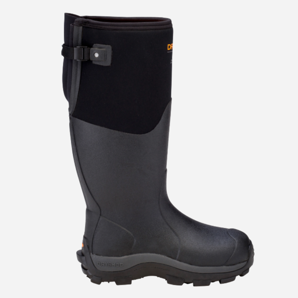 Dryshod Men's Haymaker Gusset Waterproof Rubber Boots - Black