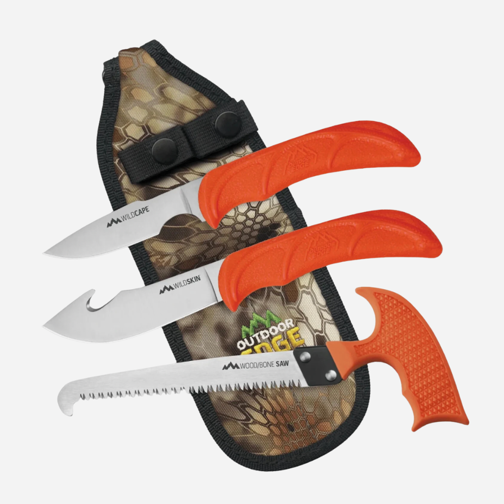 Outdoor Edge WildGuide 3-Piece Hunting Knife Set