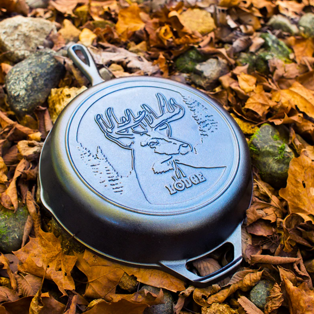 Lodge Cast Iron 10.25" Deer Skillet