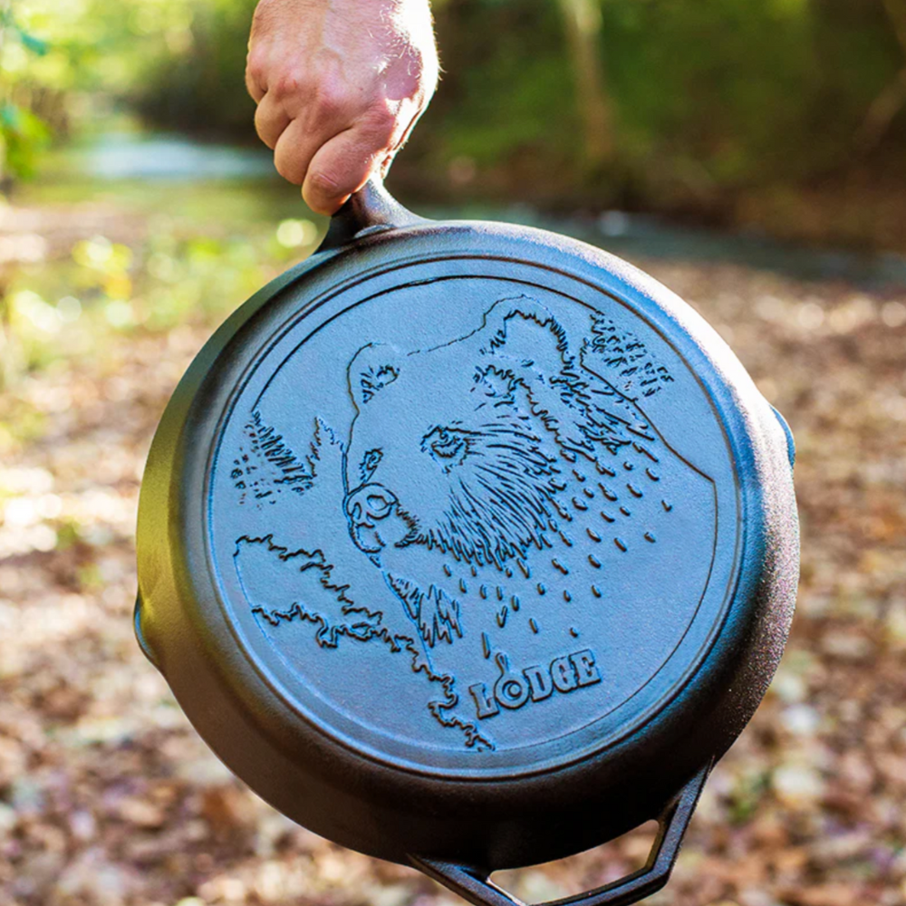 Lodge Cast Iron 12" Bear Skillet