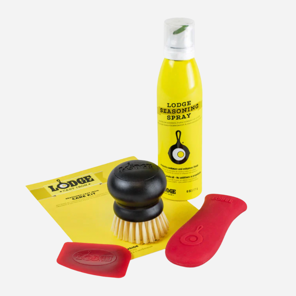 Lodge Cast Iron Seasoned Cast Iron Care Kit