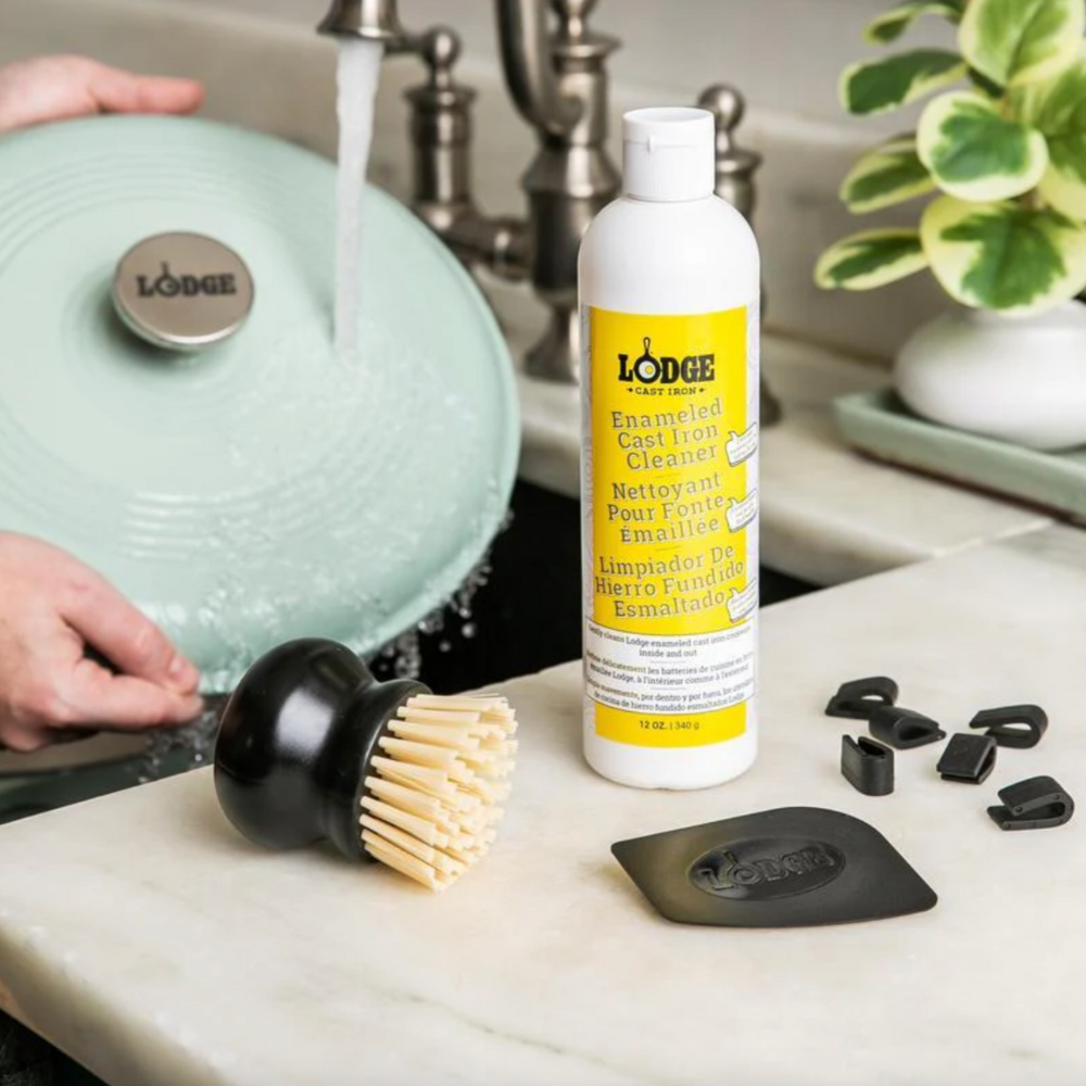 Lodge Cast Iron Enameled Cast Iron & Stoneware Care Kit