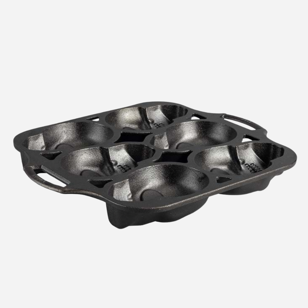 Lodge Cast Iron Mini Skull Cake Pan