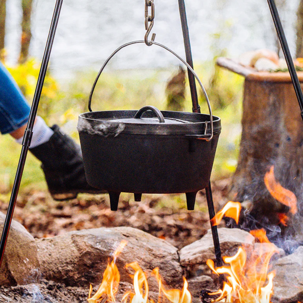 Lodge Cast Iron Deep Camp Dutch Oven