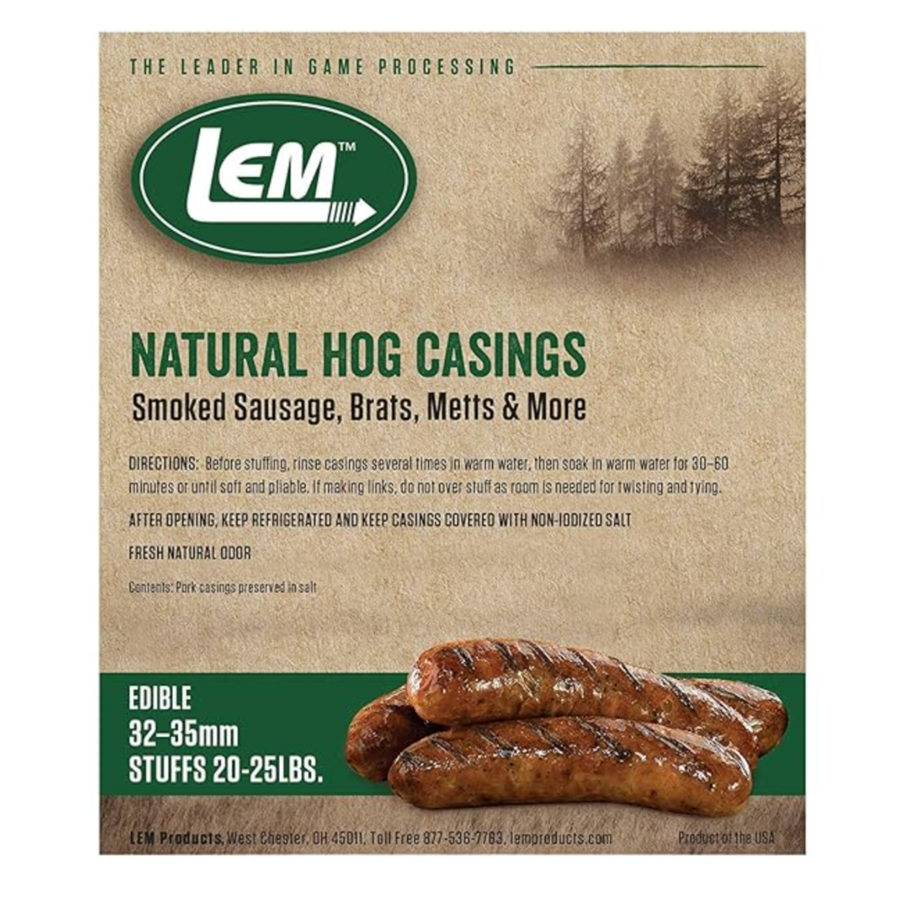 Lem Products 8oz Bagged Hog Sausage Casings