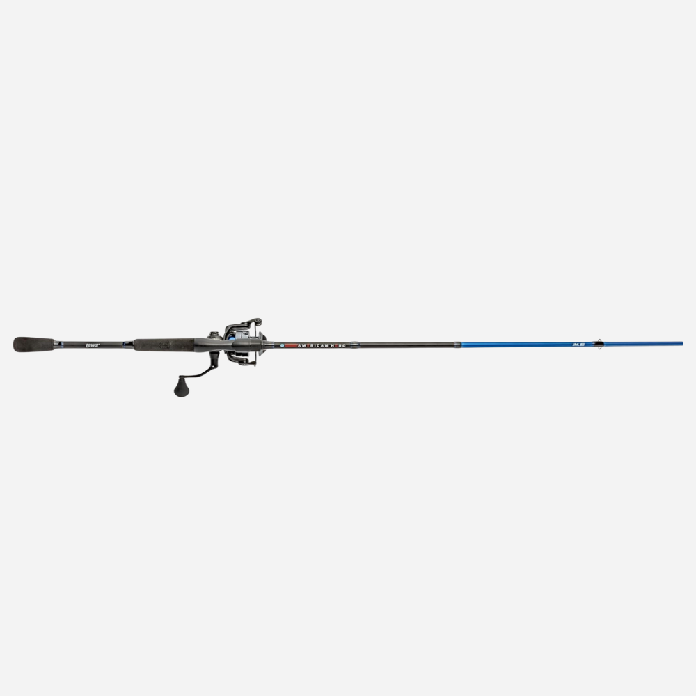 Lew's American Hero Spinning Reel and Fishing Rod Combo
