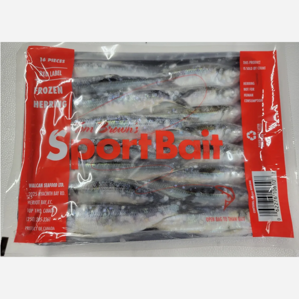 Pryor Creek 12pcs Frozen Herring Red Label Bait
