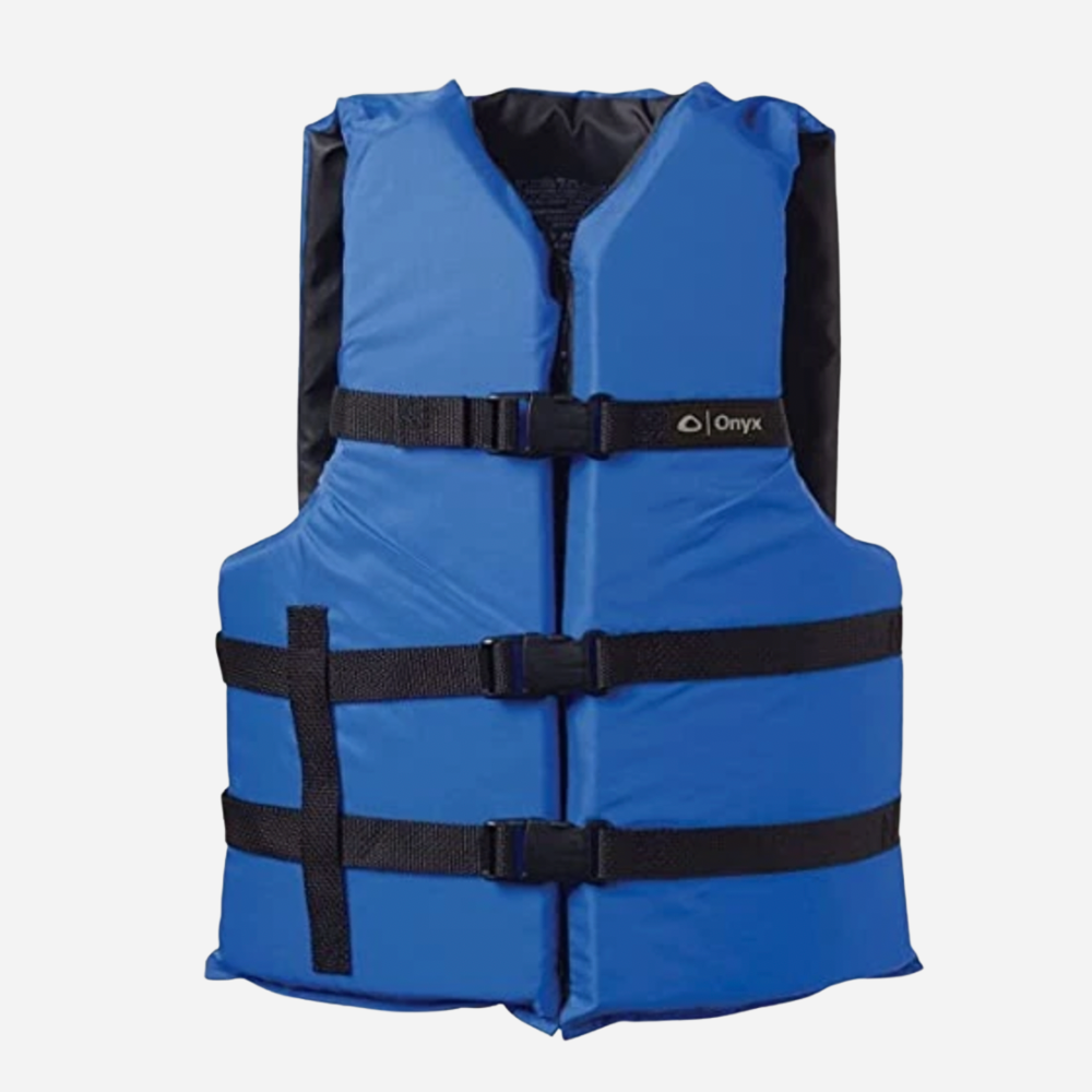 Onyx Adult Oversize Nylon Life Jacket – Blue