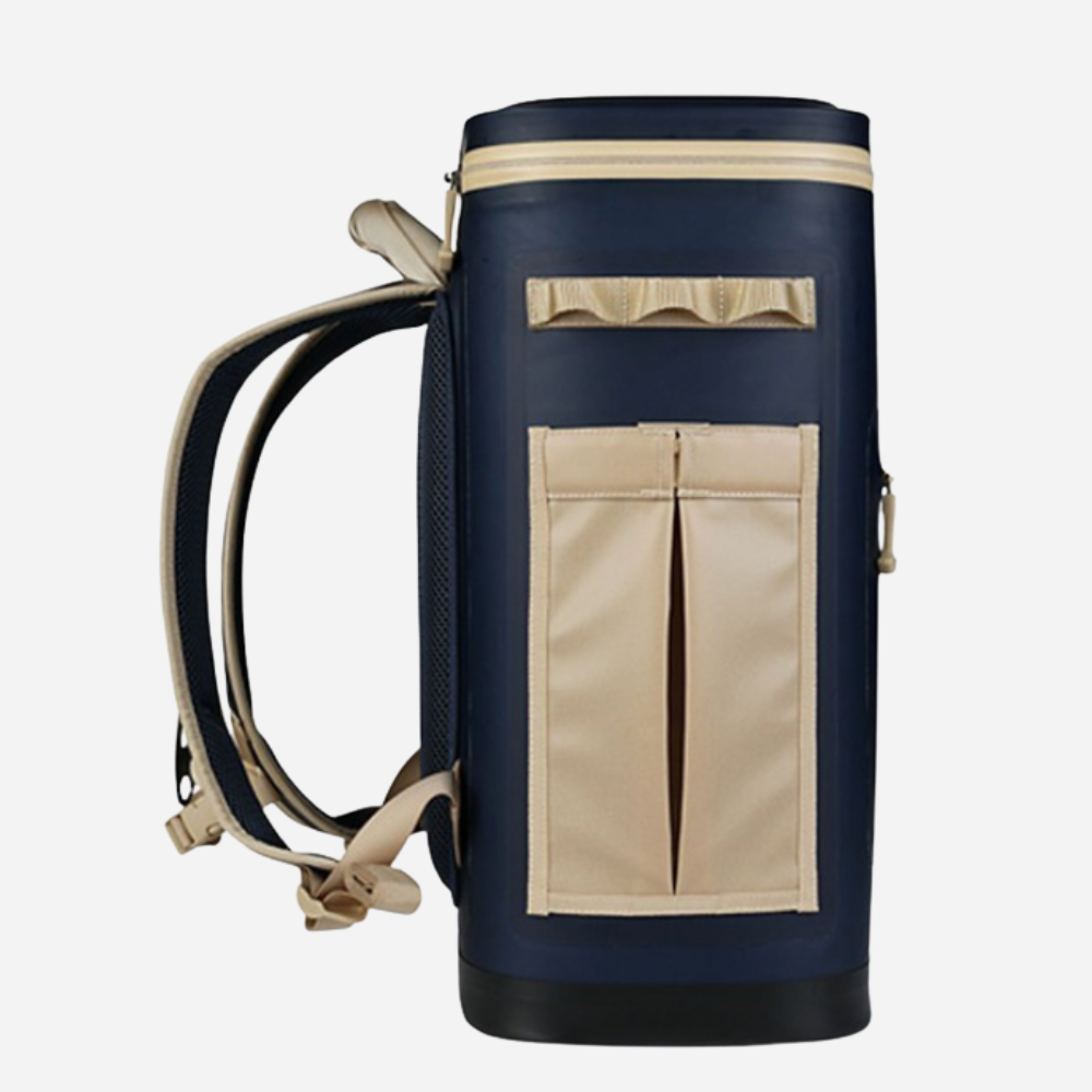 Yukon Outfitters Hatchie Backpack Cooler - Navy/Tan
