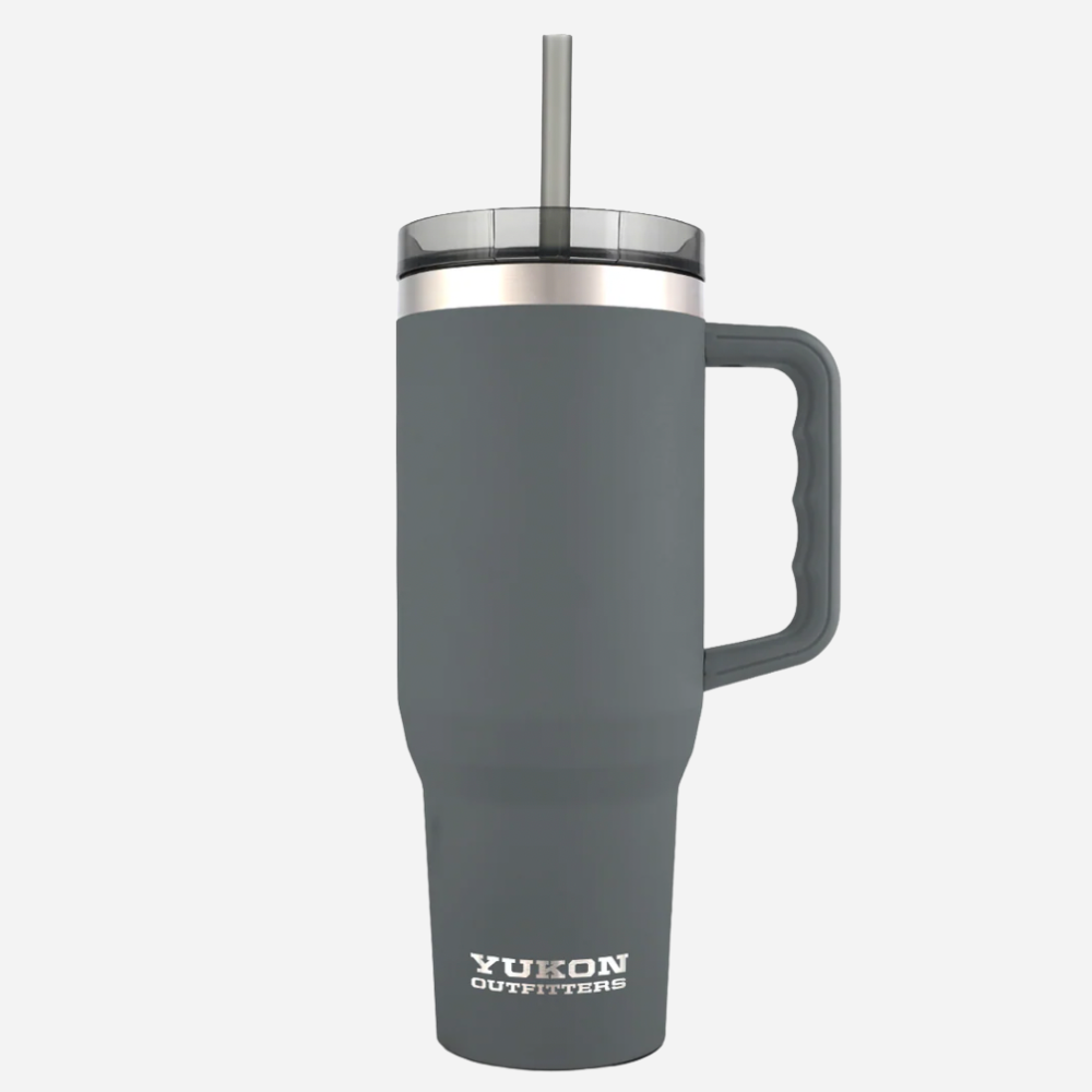 Yukon Outfitters 40oz Insulated Stainless Steel Tumbler - Charcoal