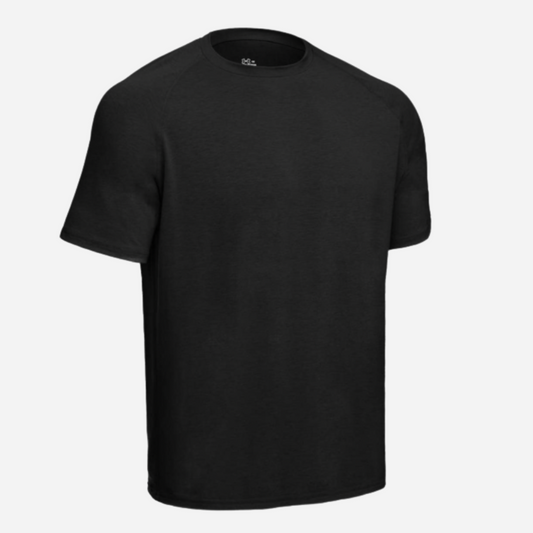 UA Men's Tac Tech Short Sleeve Crew Neck T-Shirt - Black