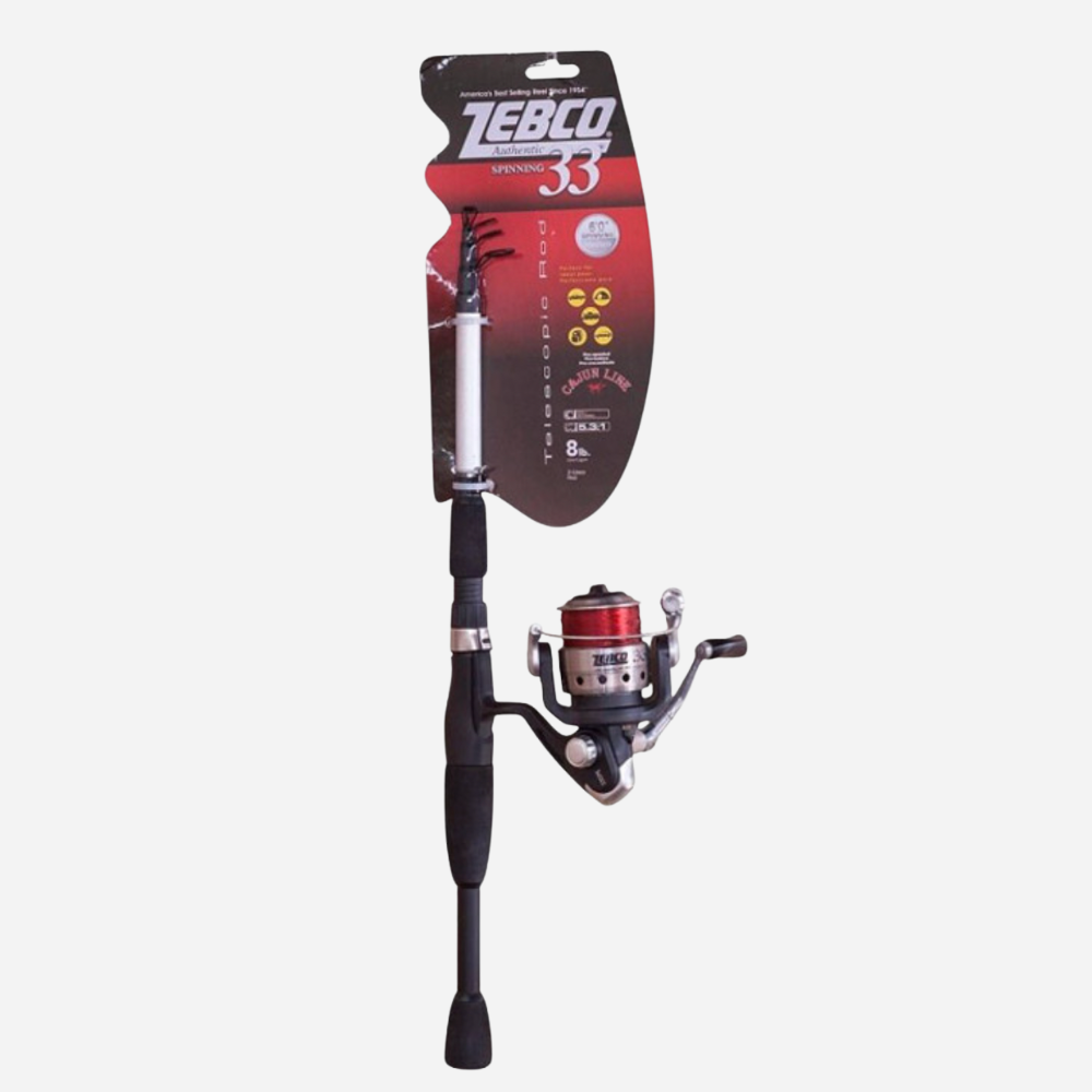 Zebco 30 Size 6 Foot Telescopic Spin Combo