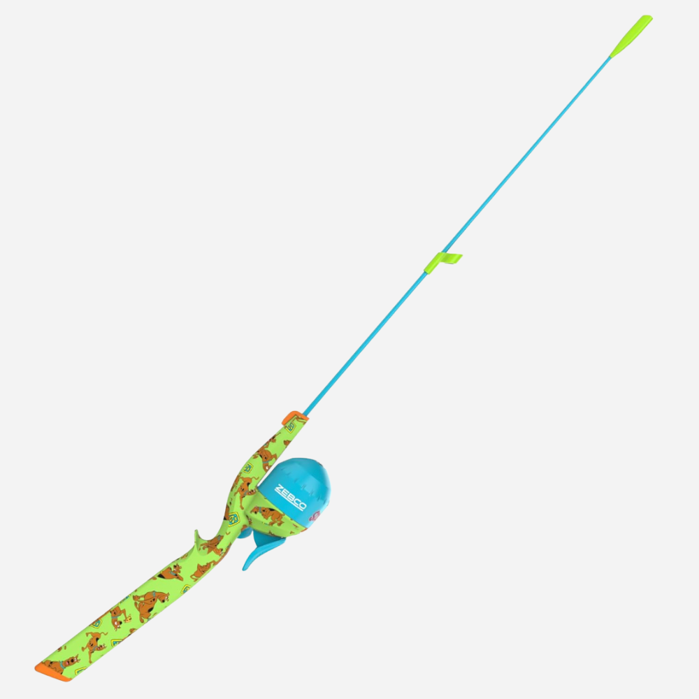 Zebco Youth Scooby Doo Floating Spincast Reel and Fishing Rod Combo