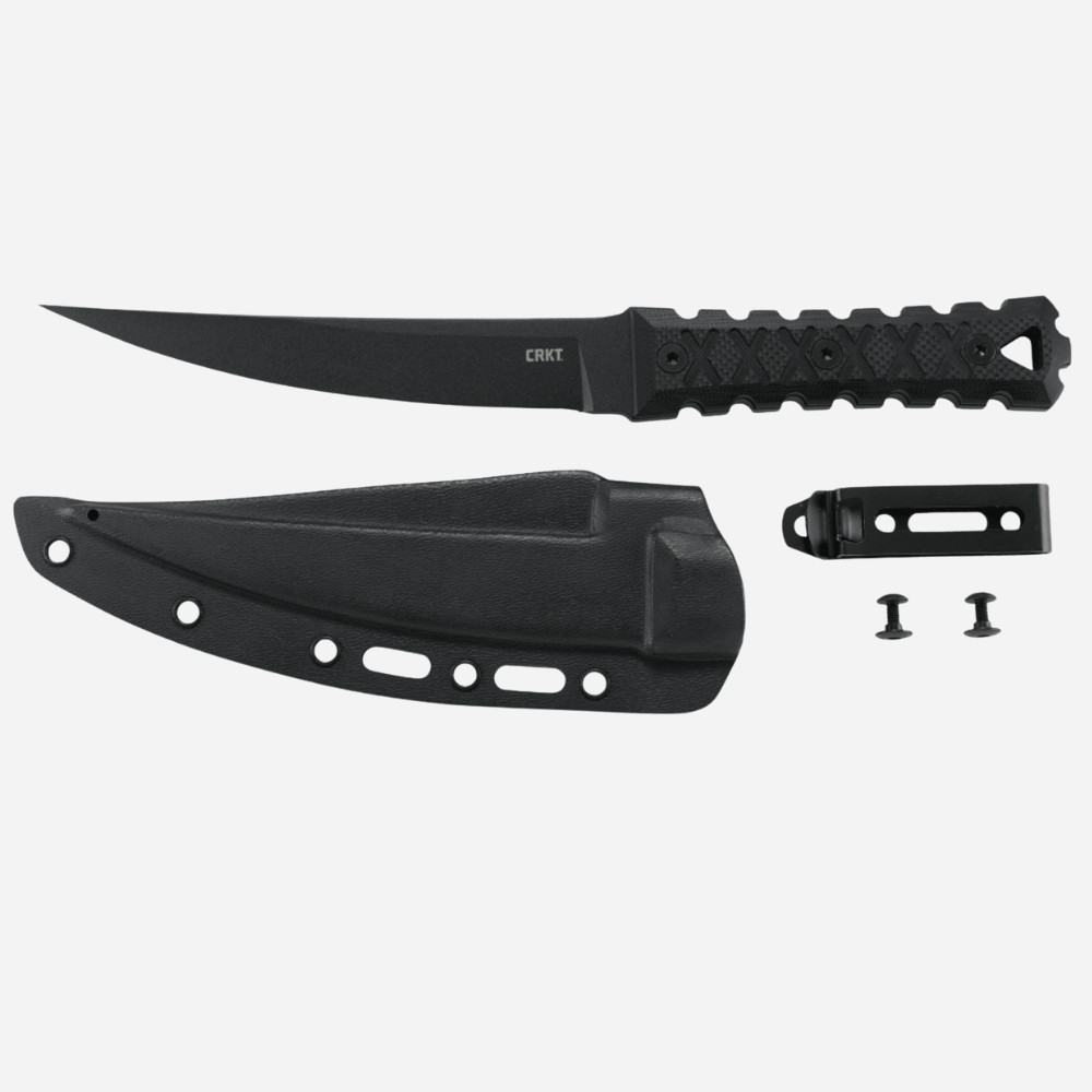 CRKT HZ6 Fixed Blade Knife with Sheath