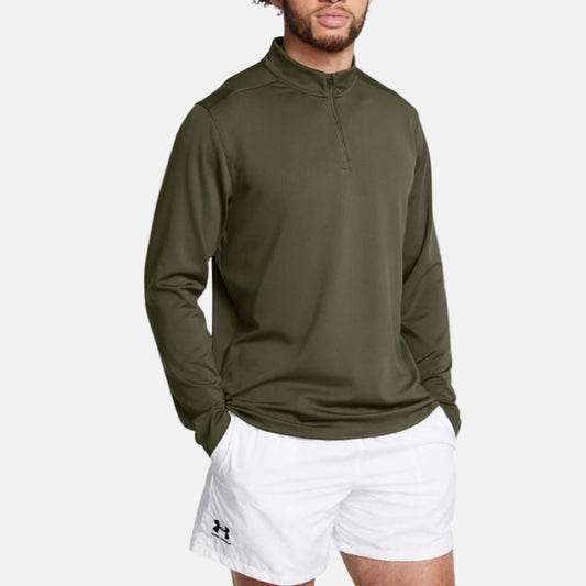 UA Men's Motion Quarter Zip Top - Marine Od Green