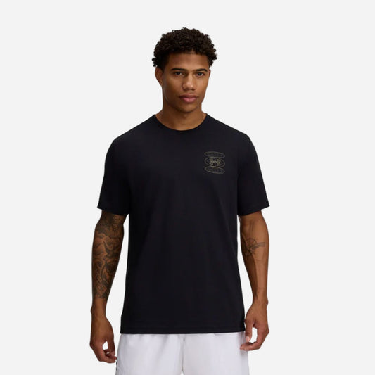 UA Men's Outdoor Mountain Short Sleeve T-shirt - Black