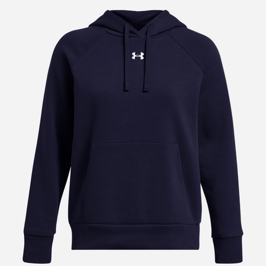 UA Women's Rival Fleece Hoodie - Midnight Navy