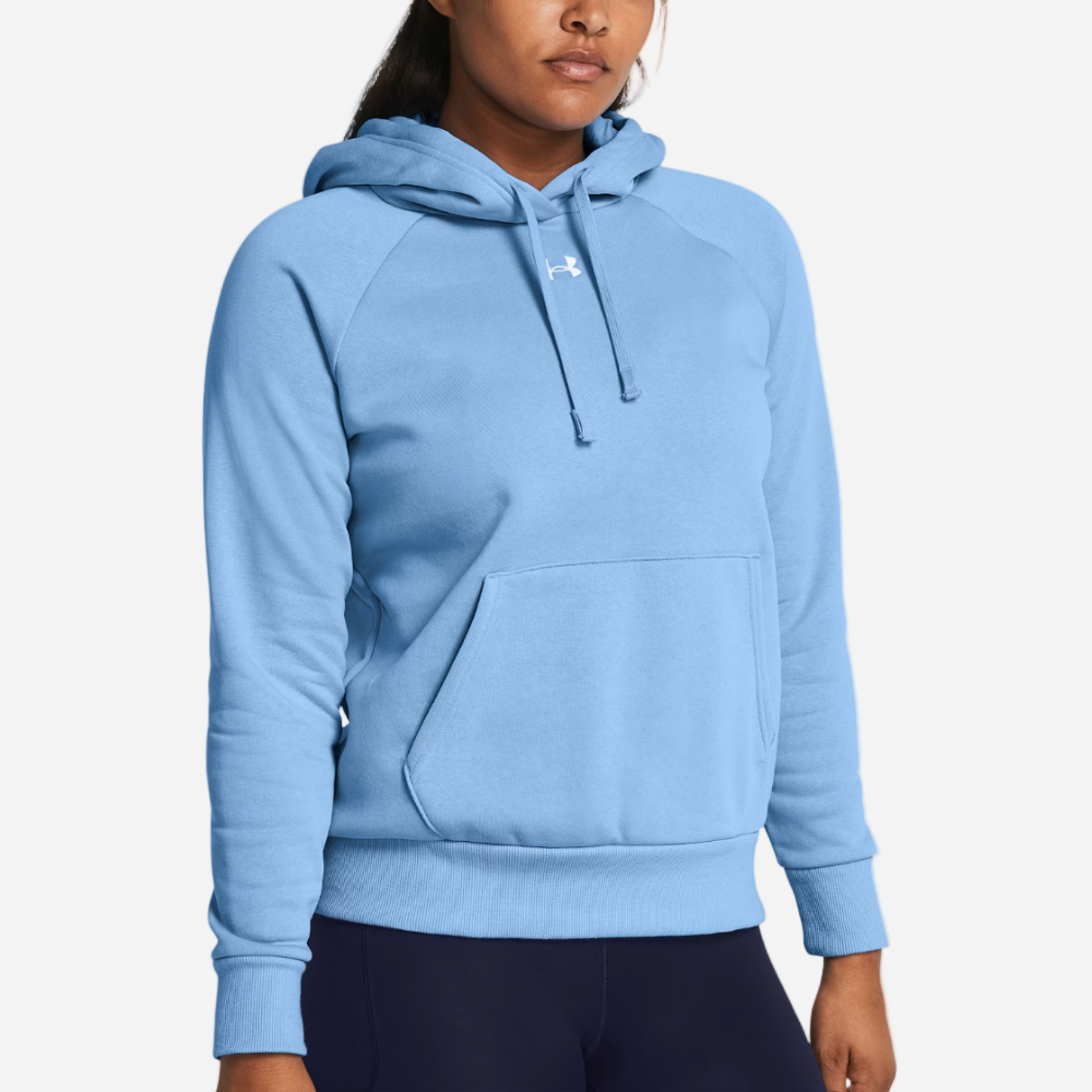 UA Women's Rival Fleece Hoodie - Carolina Blue