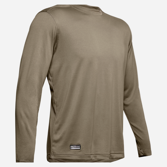 UA Men's Tactical Tech Long Sleeve T-Shirt - Federal Tan