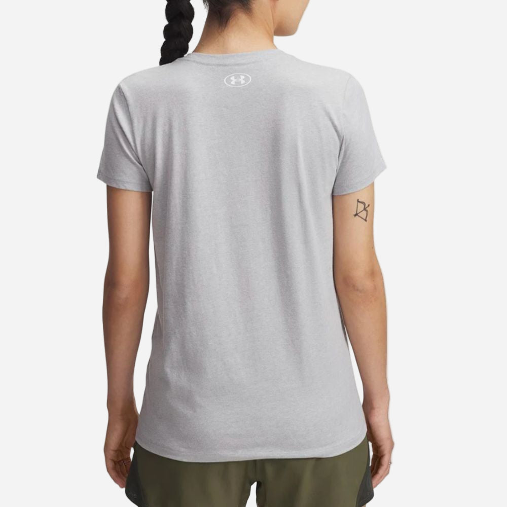UA Women's Freedom Left Chest Short Sleeve - Grey