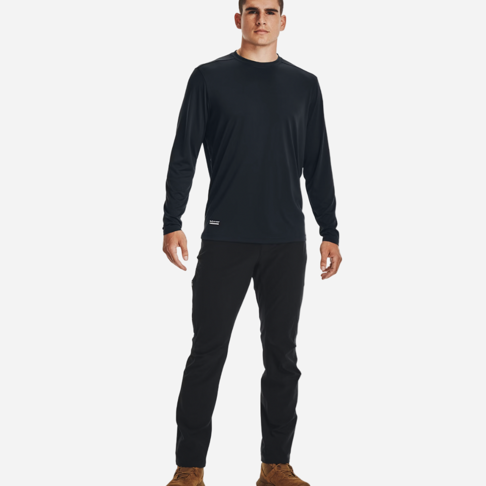 UA Men's Tactical Tech Long Sleeve T-Shirt - Dark Navy Blue