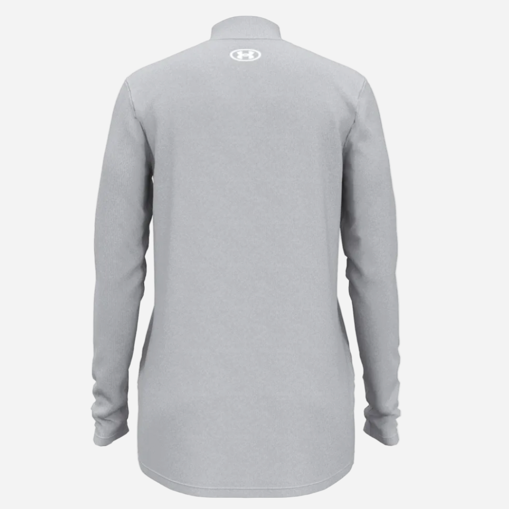 UA Woman's Team Tech Long Sleeve 1/2 Zip - Grey