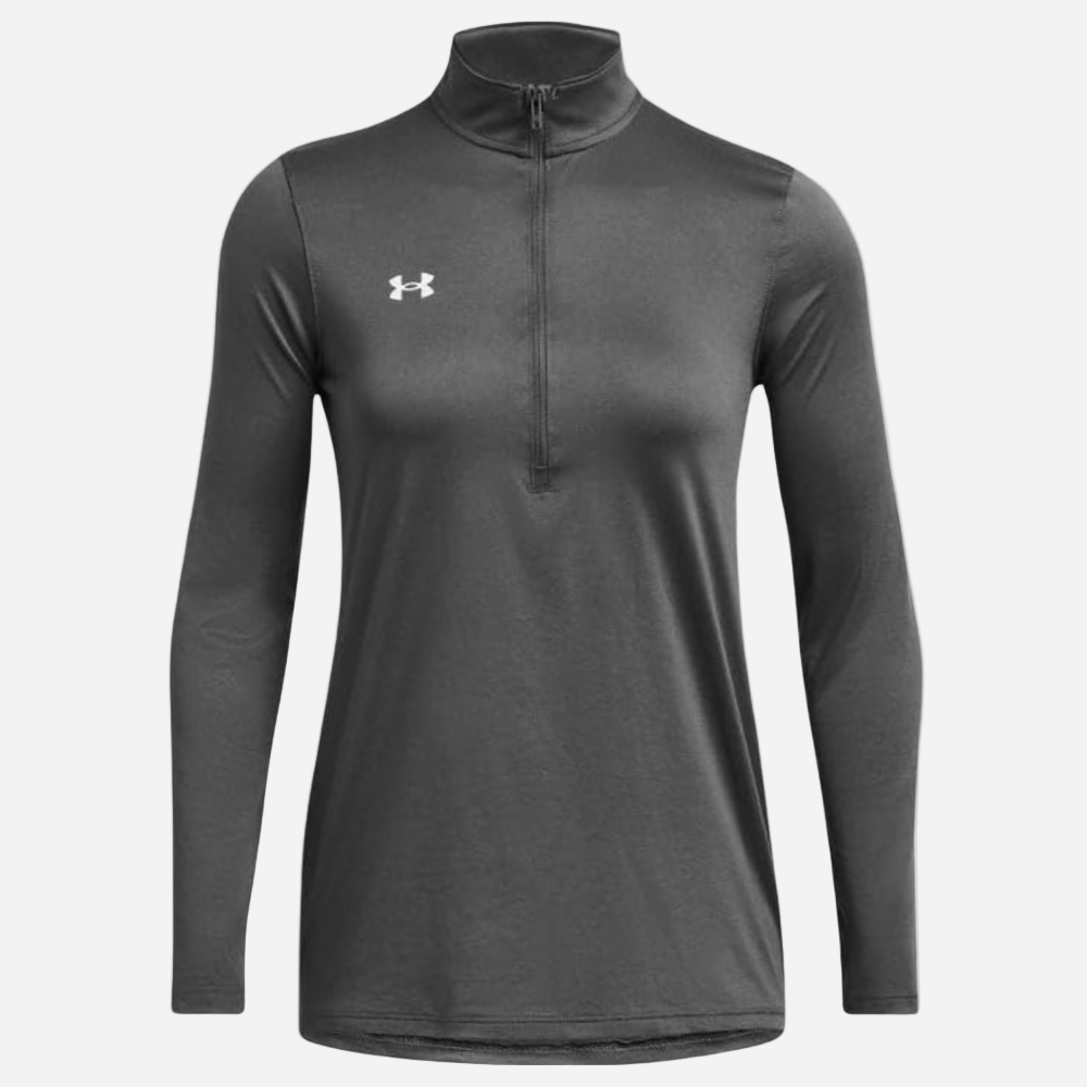 UA Women's Team Tech Long Sleeve Half Zip - Castlerock
