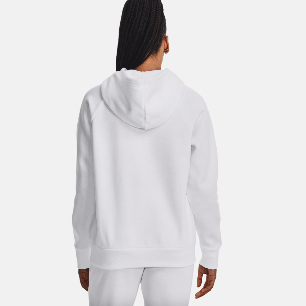 UA Women's Rival Fleece Hoodie - White