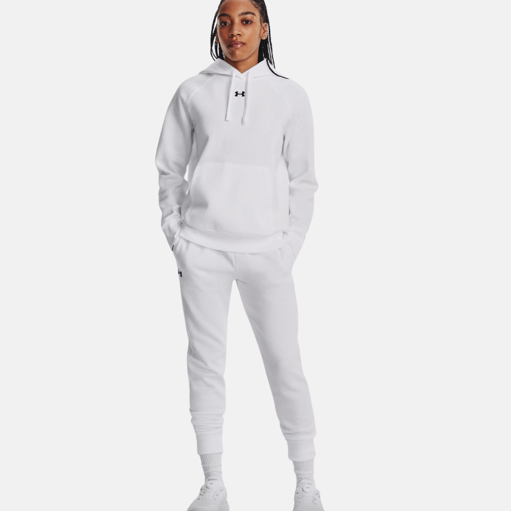 UA Women's Rival Fleece Hoodie - White