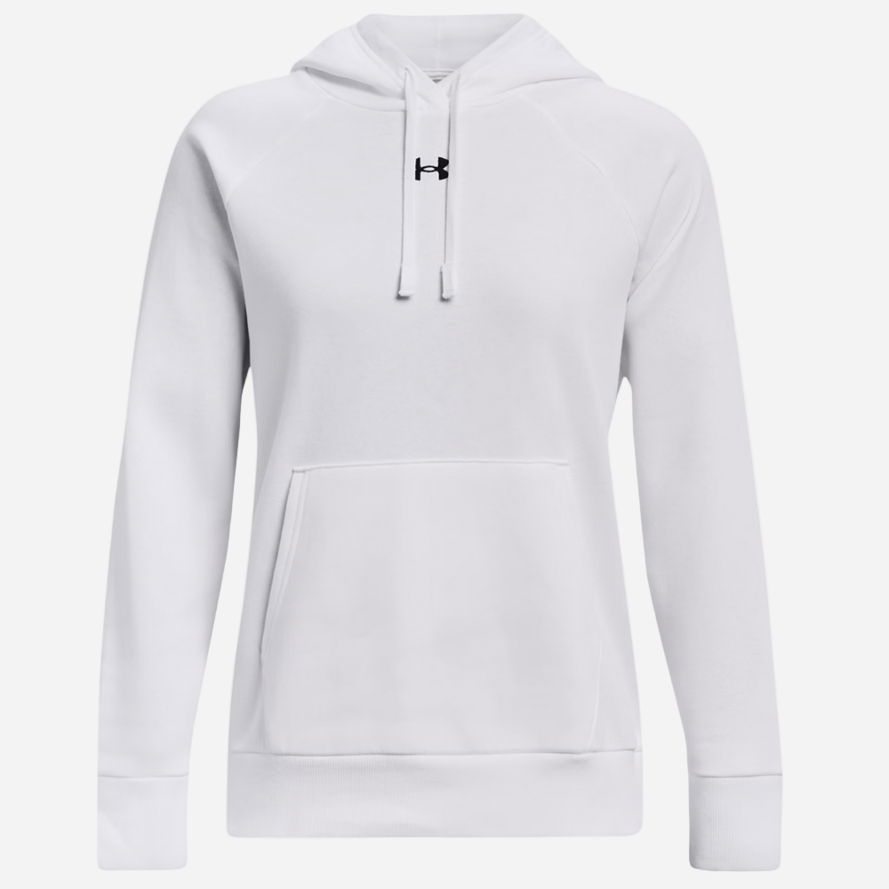 UA Women's Rival Fleece Hoodie - White