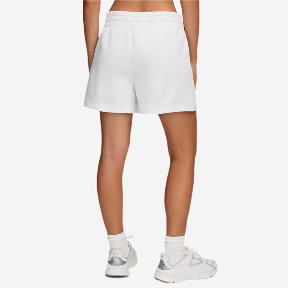 UA Women's Rival Fleece 3.5" Shorts - Distant Grey