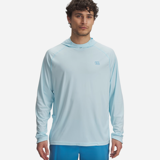 UA Men's Fish Elite Hoodie - Ether Blue