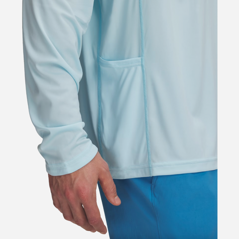 UA Men's Fish Elite Hoodie - Ether Blue