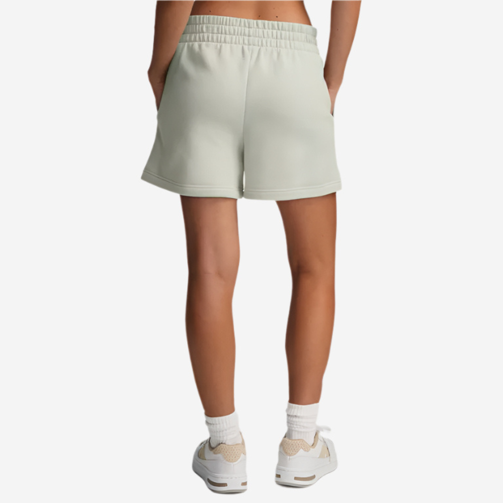 UA Women's Rival Fleece 3.5" Shorts - Hydro Green