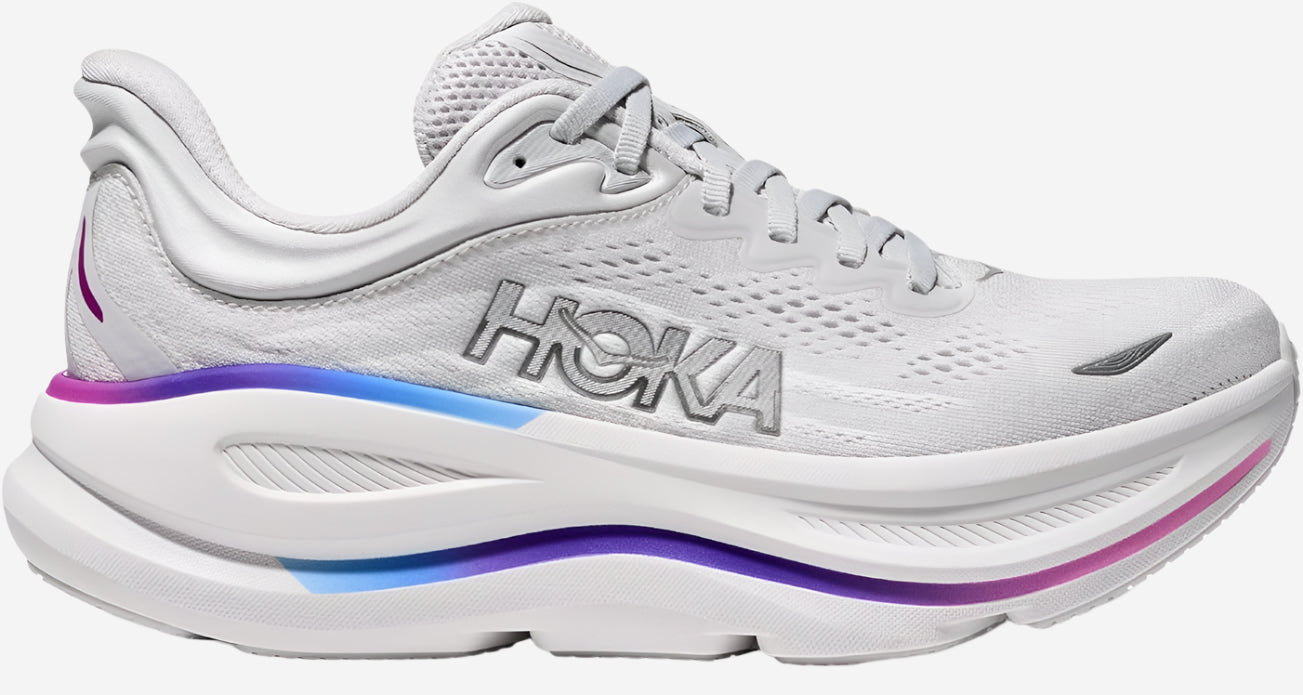 Hoka Women's Bondi 9 - Cosmic Grey/White