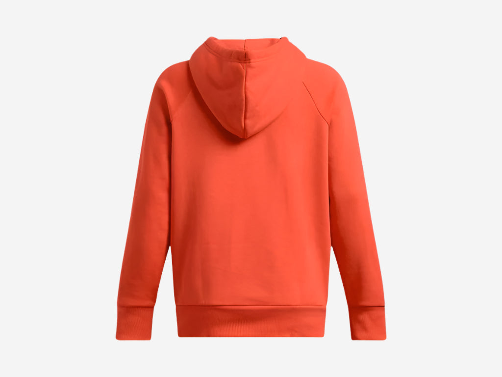 UA Women's Rival Fleece Hoodie - Dark Orange