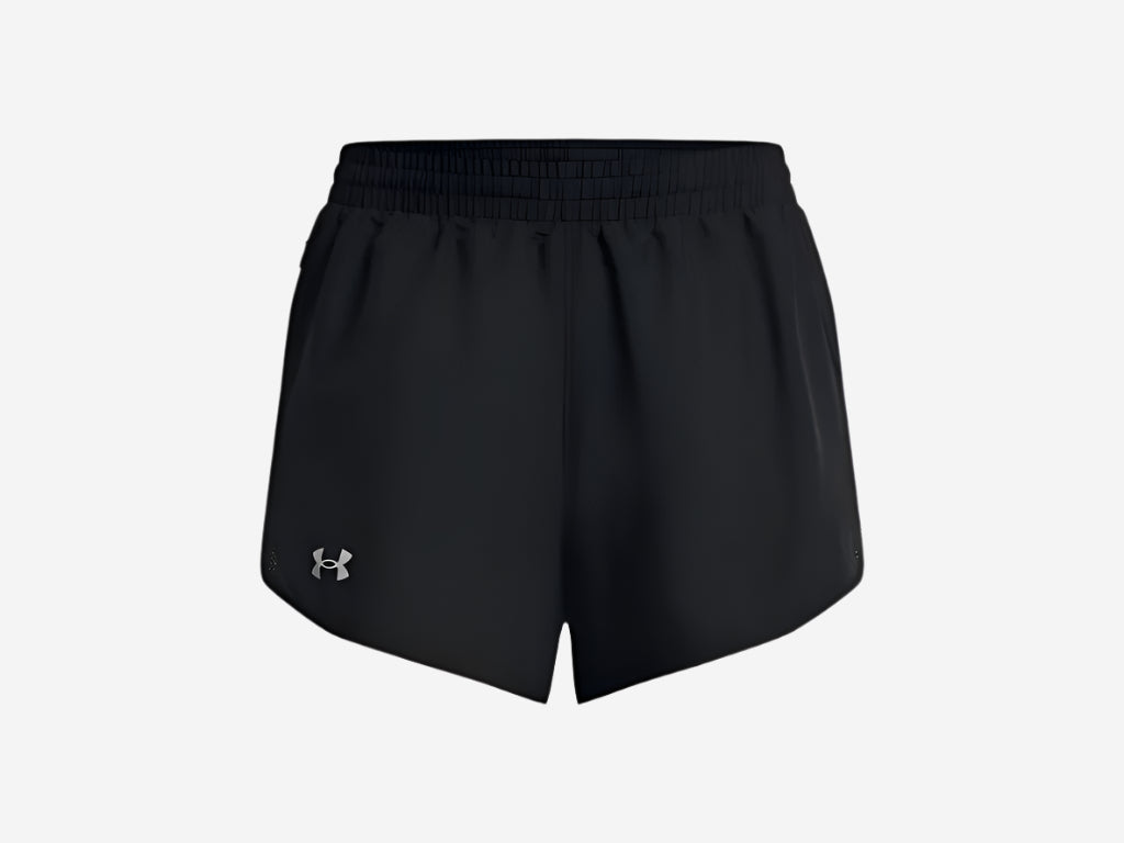 UA Women's Fly By 3" Shorts - Black