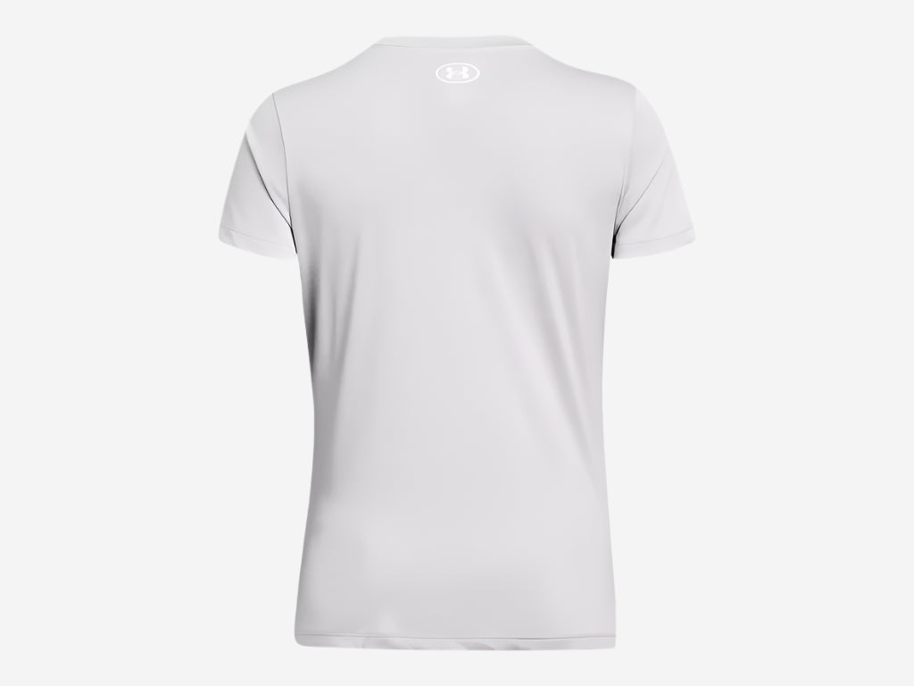 UA Women's Tech™ Twist V-Neck T-Shirt - Halo Gray