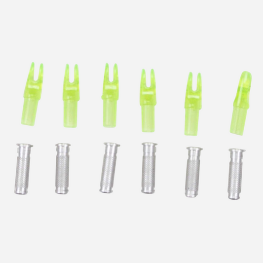Allen Titan Carbon Arrow Nocks & Inserts 6-Pack
