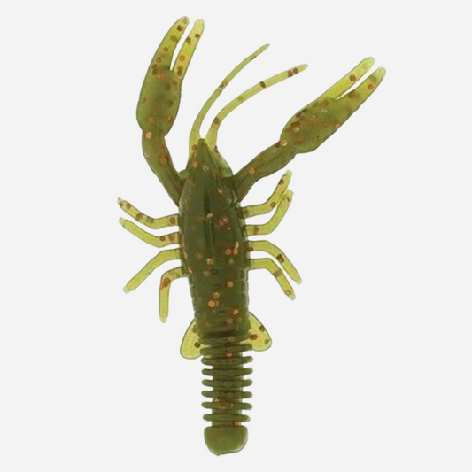 Dry Creek Drop Shot Craw 3 inch Soft Plastic Craw 12 pack - Old Ugly with Attitude