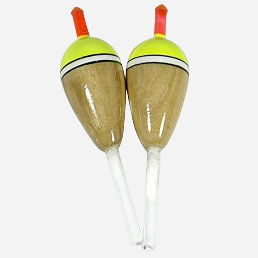 Eagle Claw Balsa Style Oval Slip Floats - 2pk