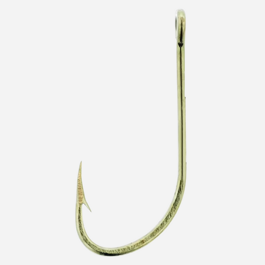 Eagle Claw Bronze Snelled Baitholder Hook Assortment - 24 Pack