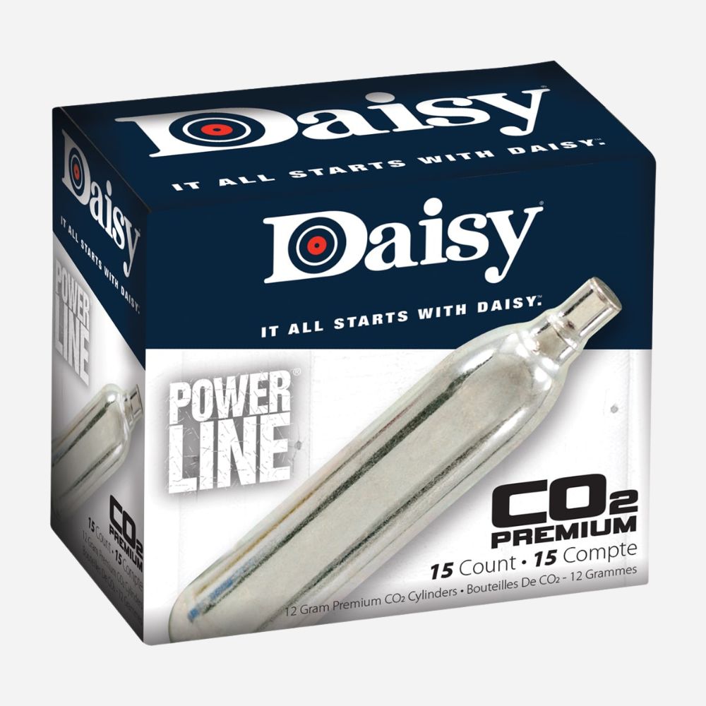 Daisy CO2 premium power line packaging on a white background