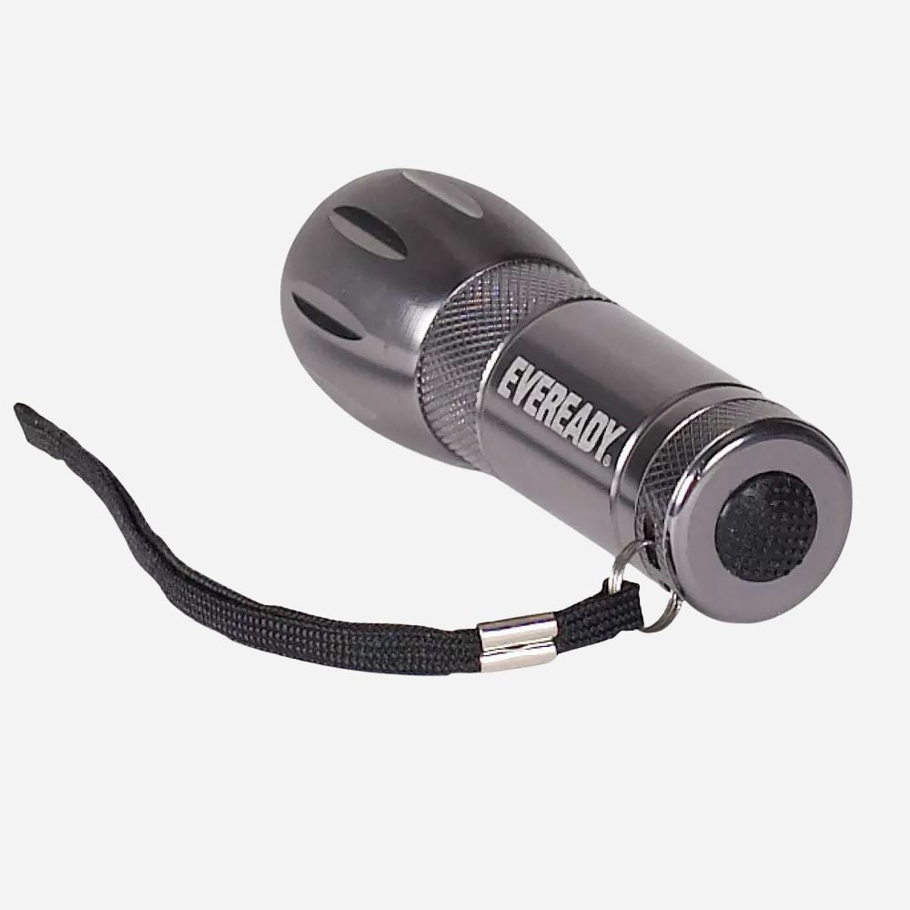 Eveready flashlight on a white background