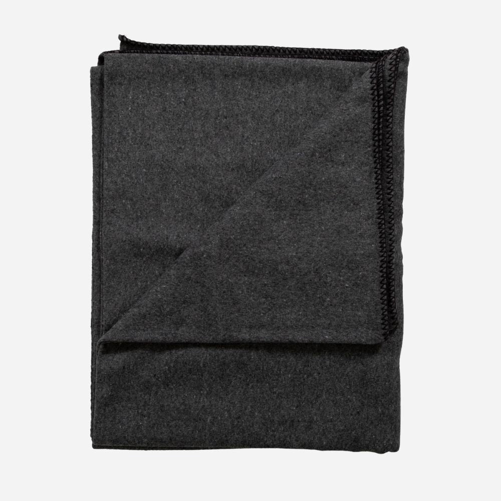Stansport Wool Blend Camp Blanket 80" x 60" - Gray