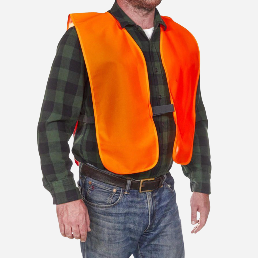 Allen Adult Blaze Orange Safety Vest 38"-48" - Orange