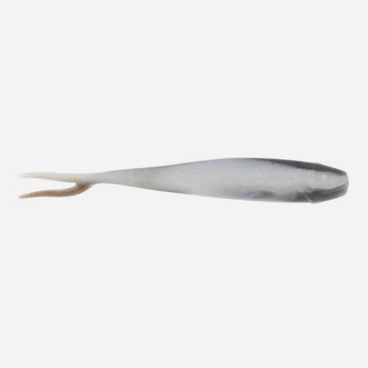 White fishing lure on a white background