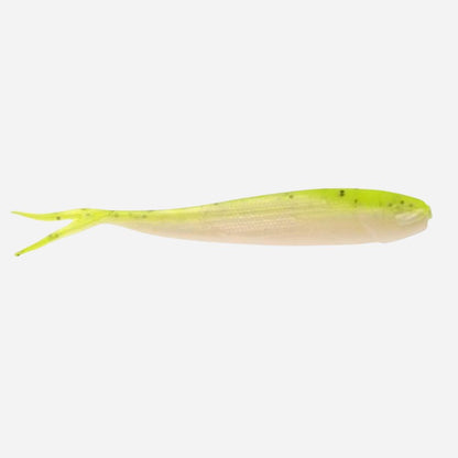 Fishing lure with a gradient color on a white background